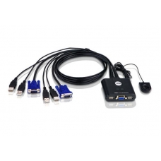2-портовый кабельный USB KVM переключатель Aten CS22U-A7