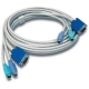 Кабель Trendnet TK-C15 для КВМ-переключателей с интерфейсами VGA и PS/2 длиной 4.5 метра