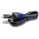 Кабель для КВМ-переключателей с интерфейсами VGA и USB длиной 1.8 метра TRENDNet TK-CU06