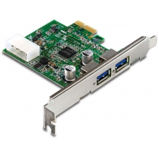 USB 3.0 двухпортовый хост-адаптер Trendnet TU3-H2PIE PCI Express