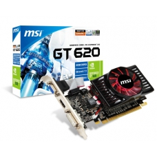 Видеокарта MSI GeForce GT 620 700Mhz PCI-E 2.0 2048Mb 1333Mhz 64 bit DVI HDMI HDCP