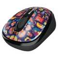 Мышь Microsoft Wireless Mobile Mouse 3500 Artist Edition Matt Lyon Red-Blue USB
