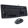 Комплект клавиатура + мышь Logitech Desktop MK120 Black USB