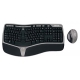 Комплект клавиатура + мышь Microsoft Natural Wireless Ergonomic Desktop 7000 Black-Grey USB