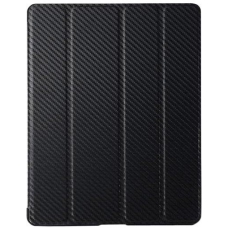 Чехол-обложка Cooler Master Carbon Texture для iPad 2/3/4, черный